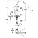 GROHE Кухонный смеситель CONCETTO (32661001) фото 4 Aquada.com.ua