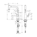 Hansgrohe Metris Select 220 Кухонный смеситель, хром (14834000)
