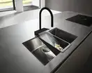 Смеситель для кухни Hansgrohe Aquno Select 170 3jet, sBox (цвет - чёрный матовый), с вытяжным душем (73831670) фото 2 Aquada.com.ua