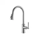 Смеситель для кухни Imprese Hydrant (цвет - никель матовый) (ZMK031806150) фото 1 Aquada.com.ua