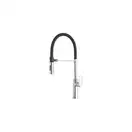 Кухонный смеситель Paffoni Candy chrome + matt black spring (CA179CRNO) фото 1 Aquada.com.ua