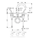 Смеситель для раковины Axor Starck Classic (10133000) фото 3 Aquada.com.ua