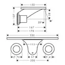 Смеситель для раковины настенный встраиваемый Axor Massaud (18112000) фото 3 Aquada.com.ua