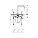 Смеситель для раковины Axor Citterio E 3 (36116000) фото 3 Aquada.com.ua