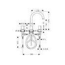 Смеситель для раковины Axor Uno2 (цвет - хром) (38053000) фото 2 Aquada.com.ua