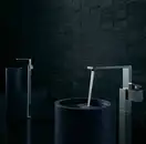 Змішувач підлоговий для умивальника Axor Edge Push-Open, з алмазною огранюванням, хром (46041000)