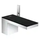 Смеситель для раковины Axor MyEdition (цвет - хром/чёрное стекло) (47010600) фото 1 Aquada.com.ua
