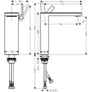 Axor MyEdition 230 Смеситель для умывальника, хром (47020000)