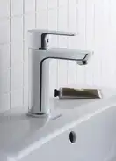 Смеситель для раковины Duravit A.1 (цвет - хром), без донного клапаном (A11020002010) фото 2 Aquada.com.ua