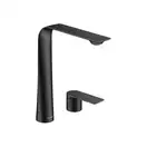 Смеситель для раковины высокий на 2 отверстия Duravit D.1 (цвет - чёрный матовый) (D11130002046) фото 1 Aquada.com.ua