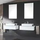 Змішувач для умивальника Grohe Eurocube M-Size, з донним клапаном, темний графіт (23445AL0)