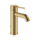Смеситель для раковины Grohe Essence DN 15 (цвет - золото), с донным клапаном (23589GL1) фото 1 Aquada.com.ua