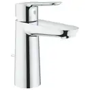 Смеситель для раковины Grohe Bau Edge (цвет - хром), с донным клапаном (23759000) фото 1 Aquada.com.ua