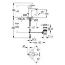 Grohe BauLoop Змішувач для раковини M-розмір, хром (23762000)