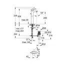 Змішувач для умивальника Grohe BauEdge XL-Size (32860000)