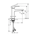 Hansgrohe Metropol 110 Змішувач для умивальника, хром (32507670)