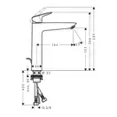 HANSGROHE Смеситель для раковины, однорычажный Logis 190 (71090000) фото 2 Aquada.com.ua