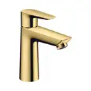 Змішувач на умивальник Hansgrohe Talis E 110 з донним клапаном pop-up, золото (71710990)