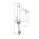 HANSGROHE Talis Select S 190 Змішувач для умивальника, хром (72044000)