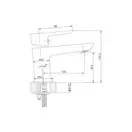 Смеситель для раковины Imprese Podzima Breclav white (цвет - хром/белый) (05245W) фото 2 Aquada.com.ua