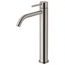 Смеситель для раковины высокий Paffoni Light (цвет - сталь) (LIG081ST) фото 1 Aquada.com.ua