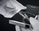Смеситель на борт ванны Axor MyEdition (цвет - хром/мрамор), с душевым гарнитуром (47432000+47913000) фото 3 Aquada.com.ua