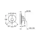 Смеситель для ванны Grohe Essence (цвет - тёмный графит, матовый) (19285AL1) фото 2 Aquada.com.ua