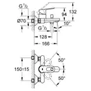Смеситель для ванны Grohe BauLoop (цвет - хром) (32815000) фото 2 Aquada.com.ua