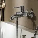 Смеситель для ванны, однорычажный Hansgrohe Talis Classic (цвет - хром) (14140000) фото 2 Aquada.com.ua