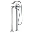 IMPRESE CUTHNA stribro смеситель для ванны (H-10280 stribro) фото 1 Aquada.com.ua