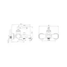 Смеситель для ванны Imprese Hydrant (цвет - brushed nickel) (ZMK031806040) фото 2 Aquada.com.ua