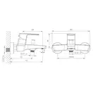 Смеситель для ванны Imprese Grafiky (цвет - black nickel) (ZMK041807040) фото 5 Aquada.com.ua