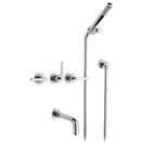 Смеситель для ванны Nicolazzi Mac Kinley 05 с ручным душем (2203CR29) фото 1 Aquada.com.ua