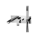 Смеситель для ванны Paffoni Tango (цвет - хром), с душевым гарнитуром (TA001CR) фото 1 Aquada.com.ua