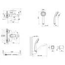 Змішувач для ванни Qtap Fresh WCR 006 New (QTFREWCR006NEW) фото 2 Aquada.com.ua