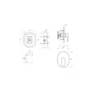 Смеситель скрытого монтажа Ravak Chrome с переключателем для R-box (X070056) фото 2 Aquada.com.ua