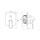 Смеситель скрытого монтажа Ravak Classic с R-box (X070088) фото 2 Aquada.com.ua