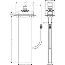 HANSGROHE  Скрытая часть для монтажа на ванну или плитку Sbox (13560180) фото 2 Aquada.com.ua
