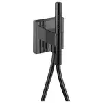 Душевой гарнитур Axor Starck Organic (цвет - satin black), 2 вида струи (12626350)