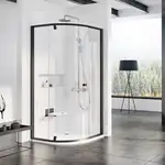 Душевая кабина Ravak Pivot PSKK3 1000 х 1000 х h1900 мм (профиль - чёрный, стекло - прозрачное) (376AA300Z1)