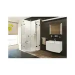 Душевая кабина Ravak Brilliant (профиль - хром; стекло Transparent (прозрачный)) BSKK4-100, h=1950 мм (3U2AAA00Y1)