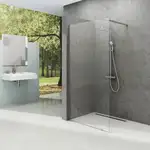Душевой уголок Ravak Walk-IN Wall-100 (стекло - transparent (прозрачный), профиль - полированный алюминий) (GW9WA0C00Z1 + GWD01000A094)