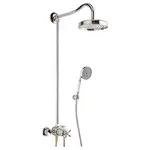 Душевая система с термостатом Axor Carlton Showerpipe (хром/золото) (17670090)