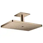 Верхний душ 460 х 300 мм Axor ShowerSolutions (цвет - полированное красное золото), 3 вида струи (35281300)