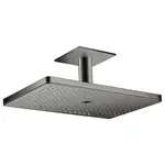 Верхний душ 460 х 300 мм Axor ShowerSolutions (цвет - полированный чёрный хром), 3 вида струи (35281330)