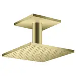 Верхний душ 250 х 250 мм Axor ShowerSolutions (цвет - матовая латунь), 2 вида струи (35312950)