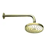 Верхний душ с держателем Nicolazzi Olympus Ø 200 мм (цвет - Antique Gold Opaco) (C5704AG)