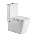Унітаз-компакт Qtap Tern безобідковий з сидінням Soft-close QT17222093ARW