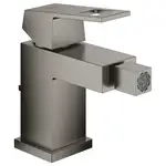 Смеситель для биде Grohe Eurocube S-Size (цвет - тёмный графит, матовый), с донным клапаном (23138AL0)