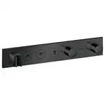 Термостат для скрытого монтажа Axor ShowerSolutions 530/90 на 3 потребителя (цвет - satin black) (18356350)
